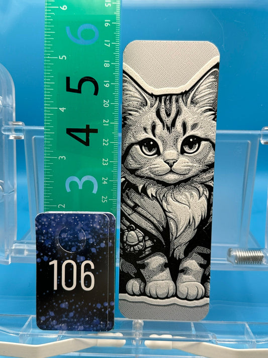 Bookmark #106, Kitten, Full Sticker