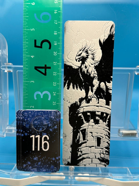 Bookmark #116, Griffin Eagle on Tower