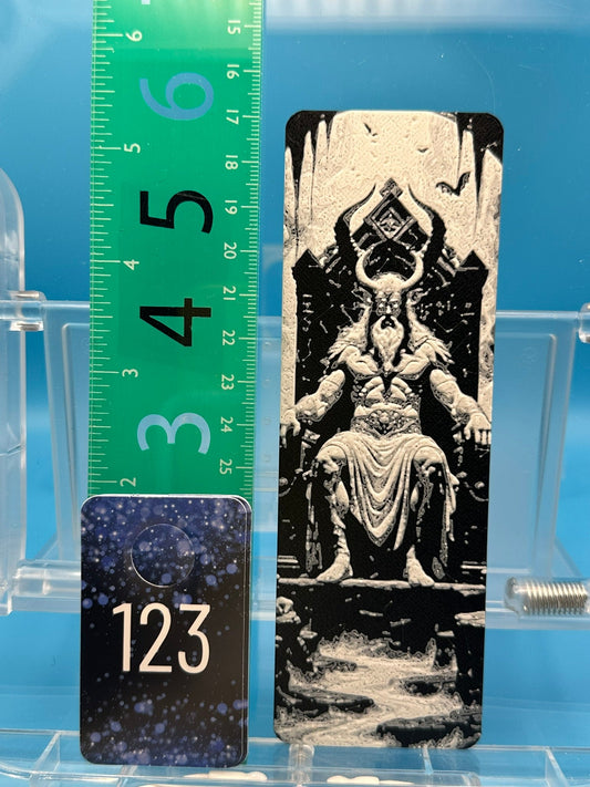 Bookmark #123, Hades on Throne
