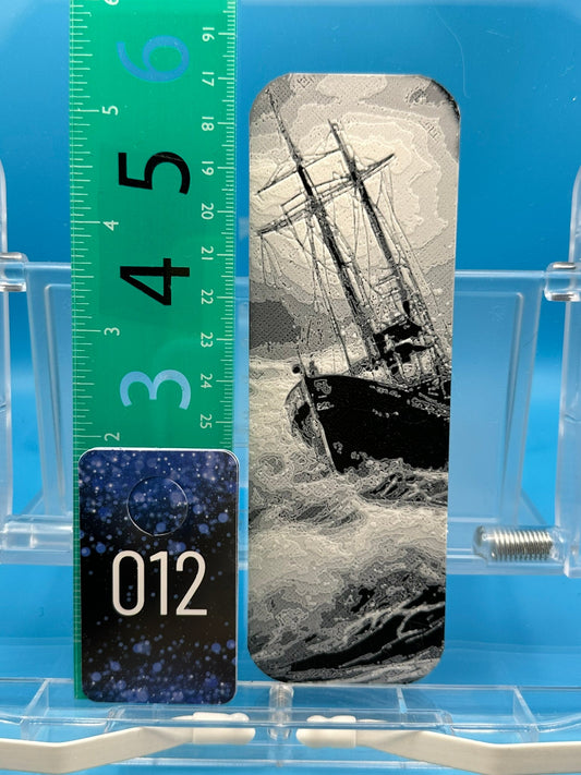 Bookmark #12, Boat In Storm