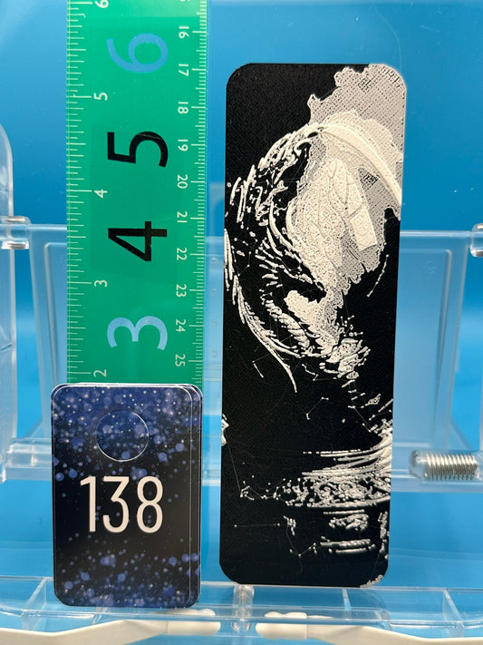 Bookmark #138, Dragon In Glass Dome