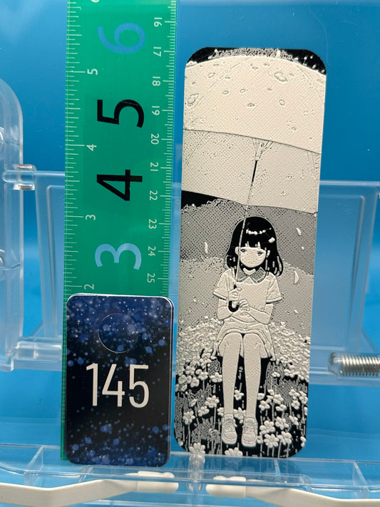 Bookmark #145, Girl with Umbrella