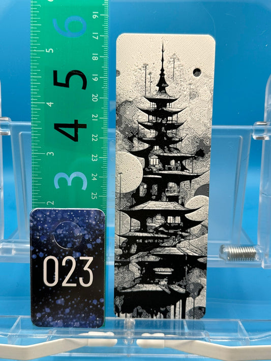 Bookmark #23, Temple Japanese