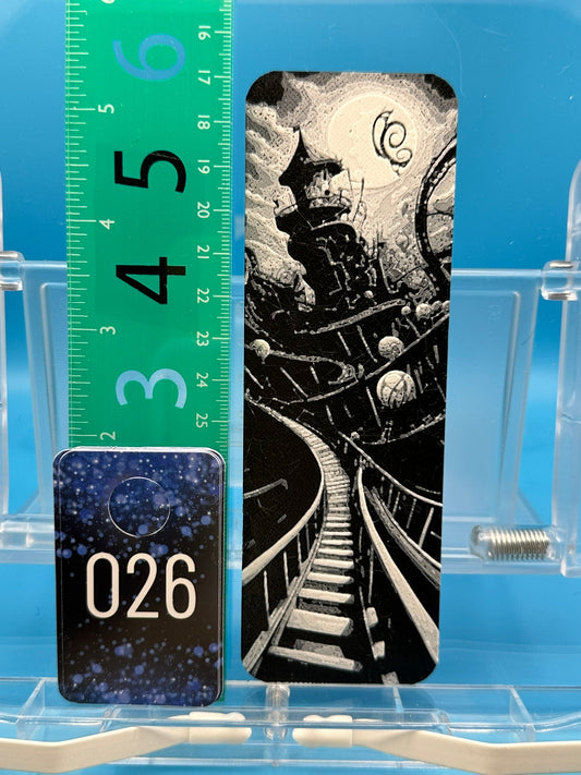 Bookmark #26, Train Wonderland Burton