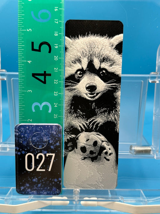 Bookmark #27, Raccoon And Snail