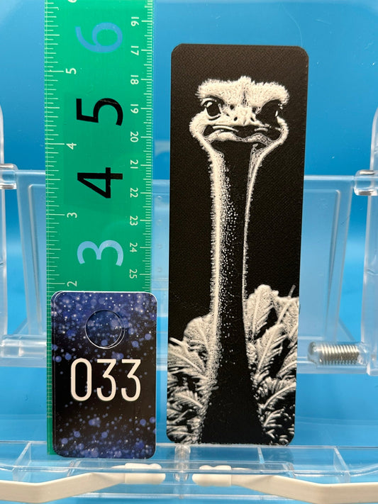 Bookmark #33, Ostrich Front