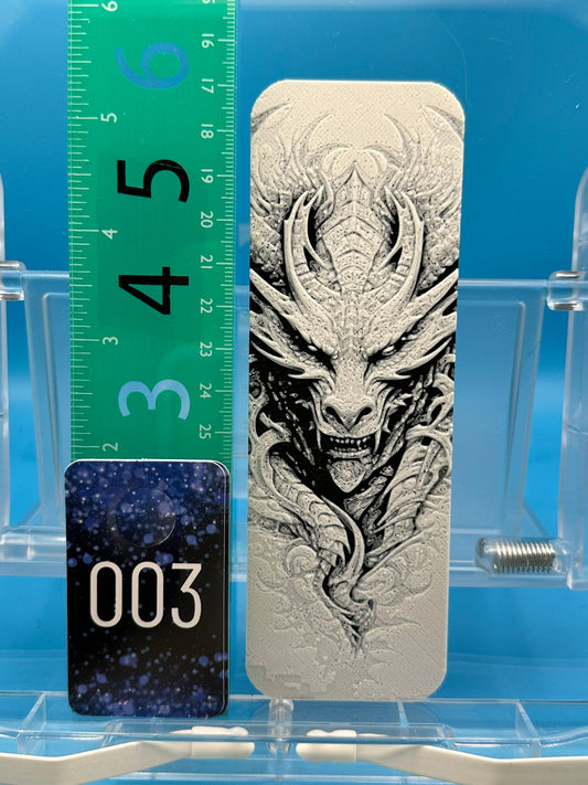 Bookmark #3, Dragon Angry Full Face