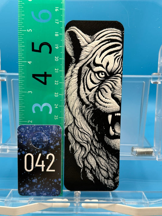Bookmark #42, Tiger Half Face