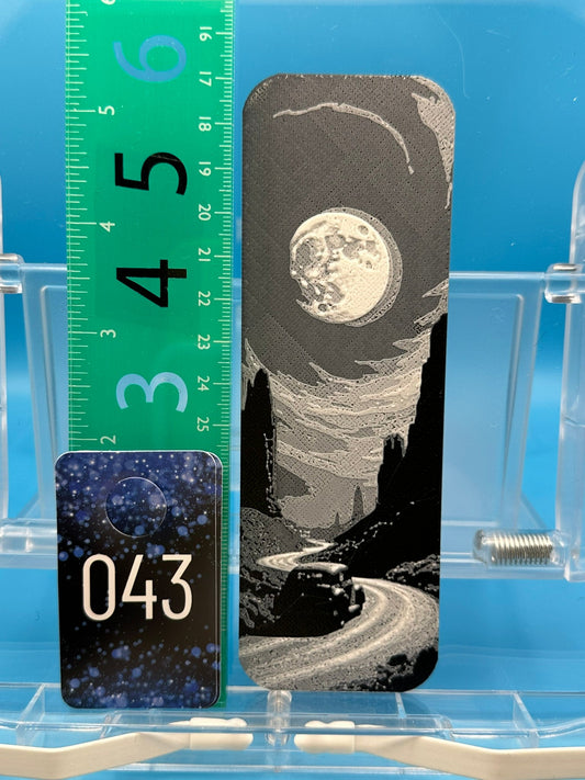 Bookmark #43, Road To The Moon Old Car