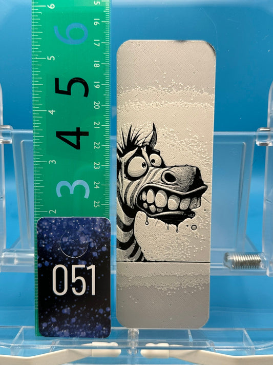 Bookmark #51, Zebra Silly