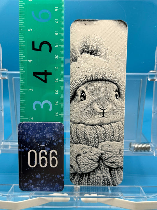 Bookmark #66, Rabbit In A Scarf