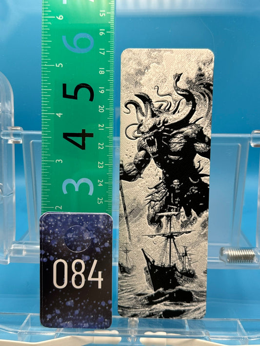 Bookmark #84, Sea Monster Attacking Ship