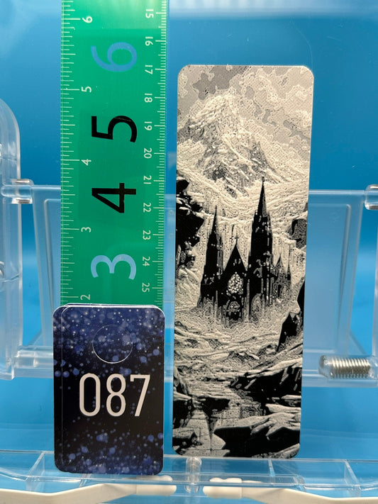 Bookmark #87, Church with Glacier