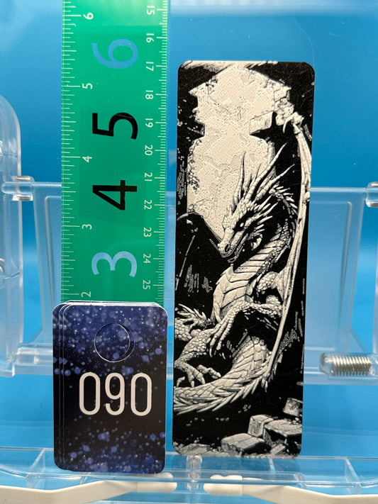 Bookmark #90, Dragon Guarding Steps