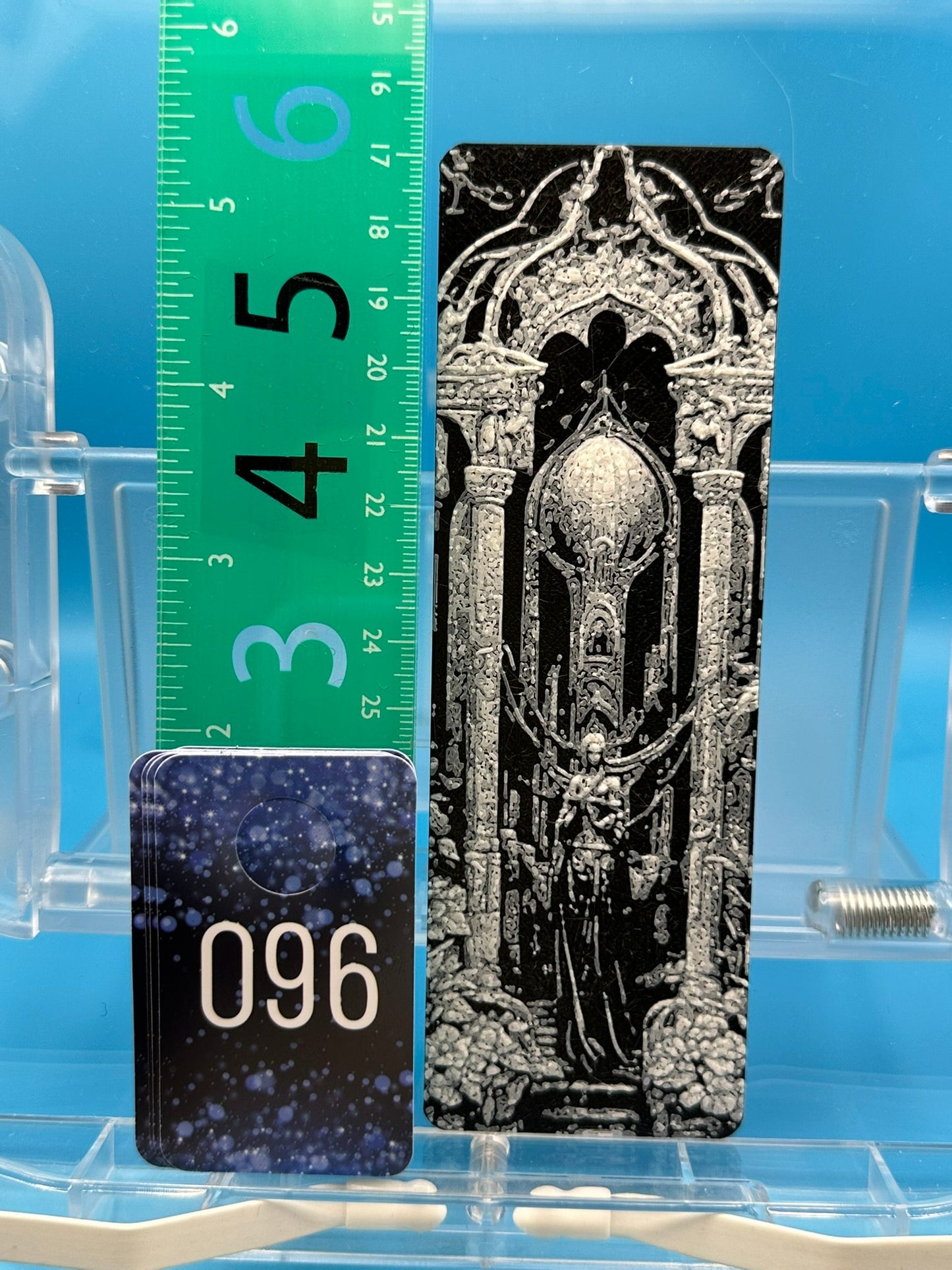 Bookmark #96, Gothic Witch On Thrown