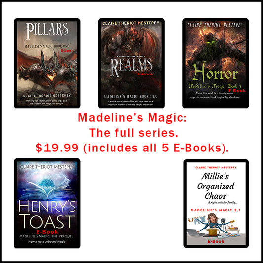 E-Book bundle:  all five books in the Madeline’s Magic Series: